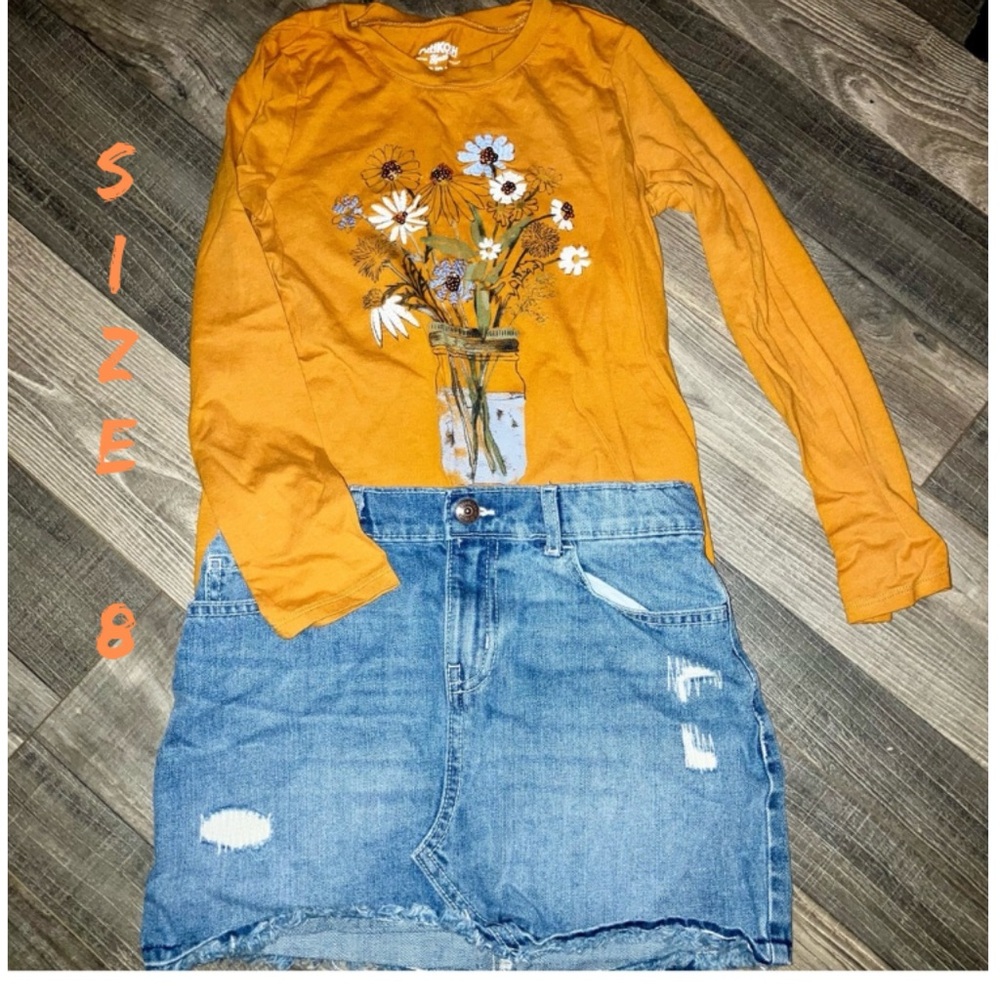 Girls Adorable Skirt Set EUC - Picture 1 of 6